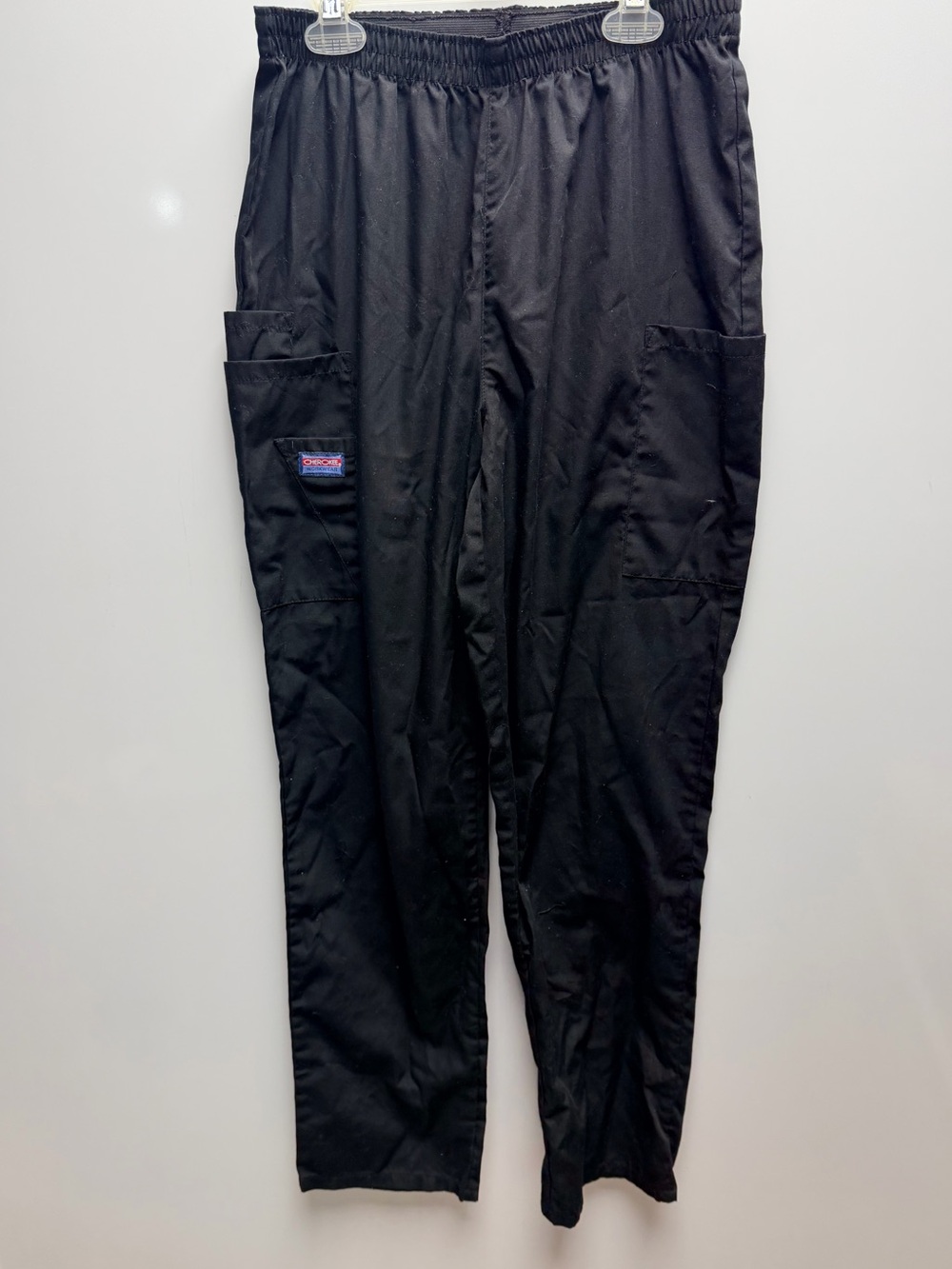 Cherokee Black Cargo Scrub Pants with Multiple Pockets